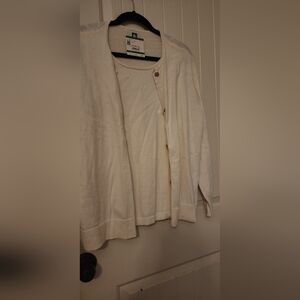 Anne Klein Cream Cardigan Sweater